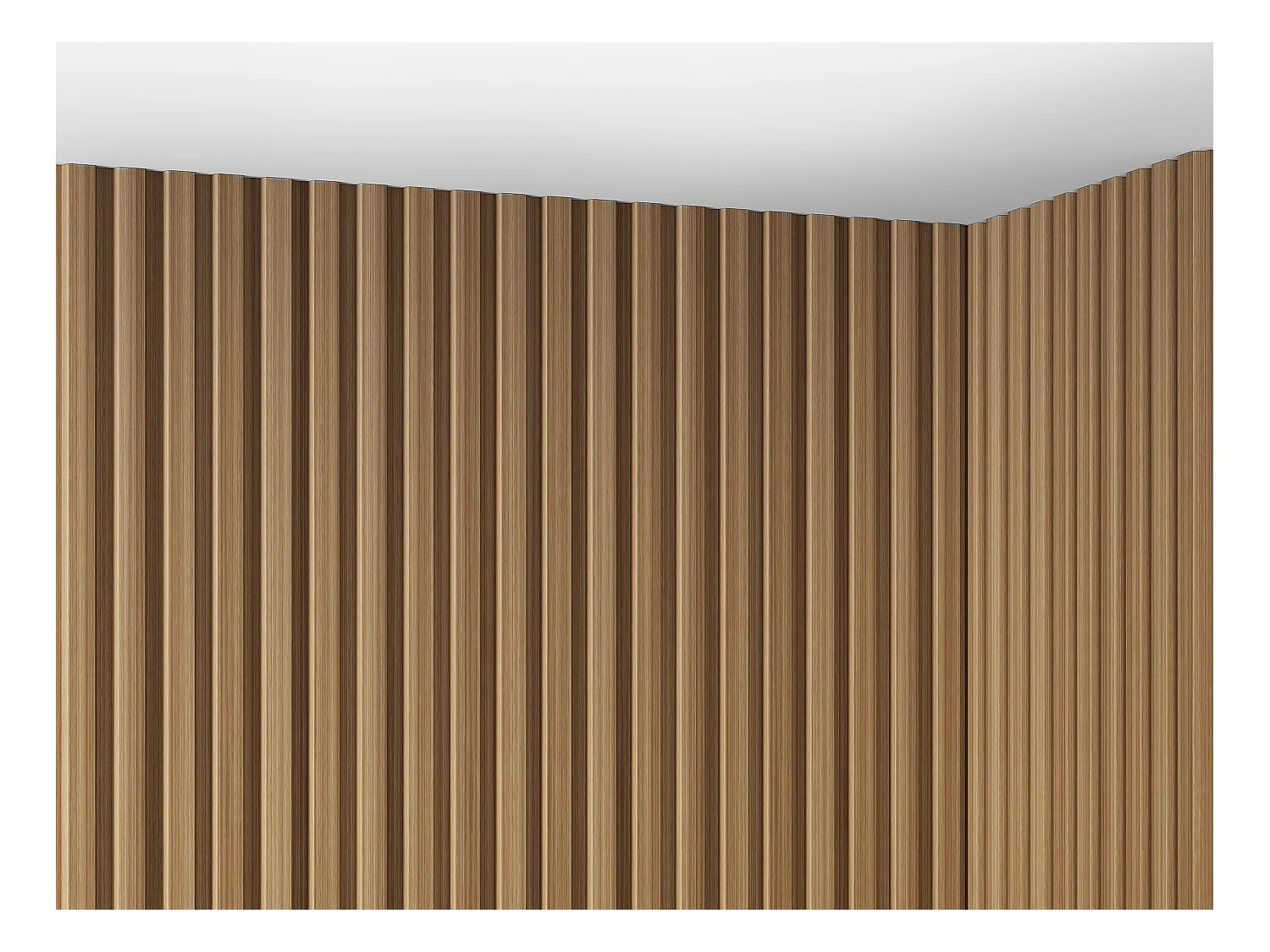 Panel ścienny 3D - Opakowanie 3,71 m² - Kolor naturalne drewno - Zestaw 8 sztuk - TATIANA