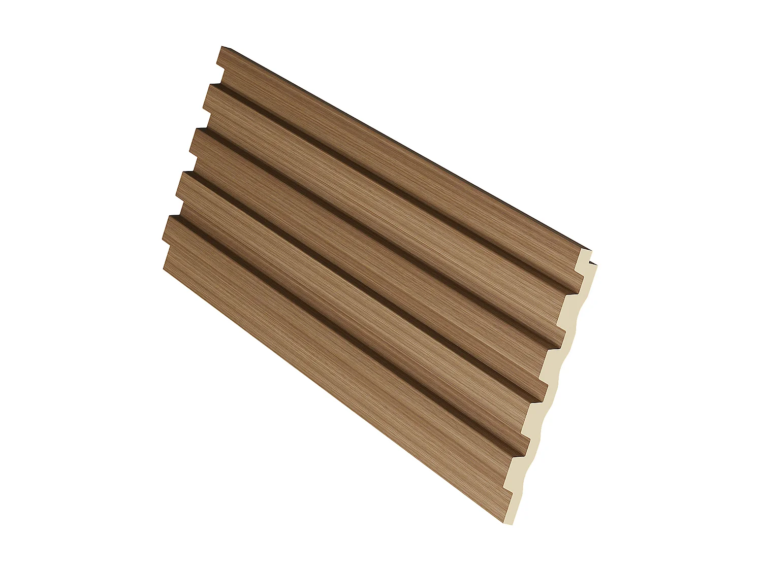 Pannello da parete 3D Set da 3,71m² Colore Legno naturale - Lotto di 8 pezzi - TATIANA