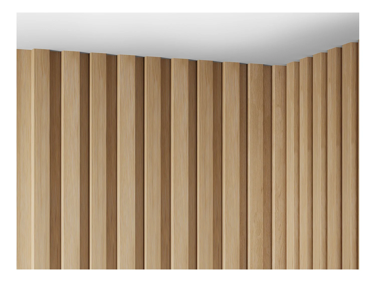 Panneau mural 3D - Pack de 2.83 m² - Coloris bois naturel - Lot de 8 pièces - FLINT