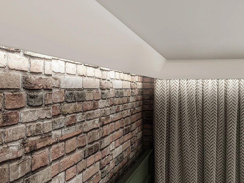 Lot de 3 corniches plafond en polystyrène L290 x l4.6 x H9 cm blanc - DORICA