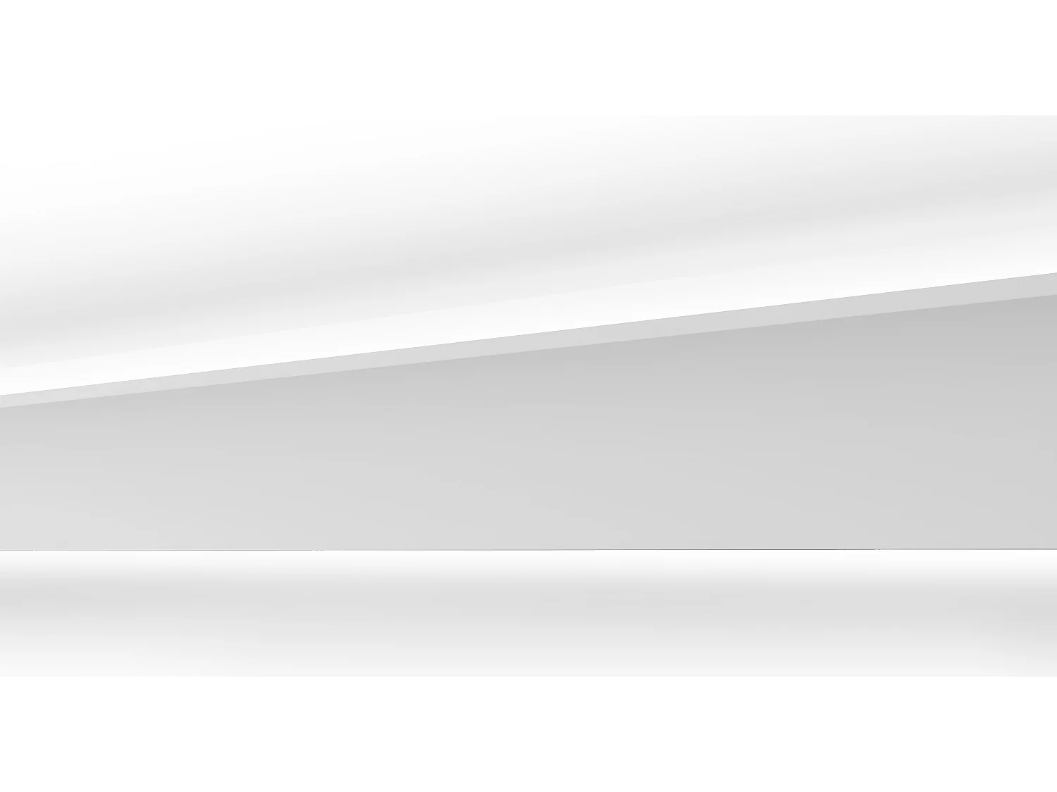 Lot de 3 corniches plafond en polystyrène L290 x l4.7 x  H10 cm blanc - IONITA