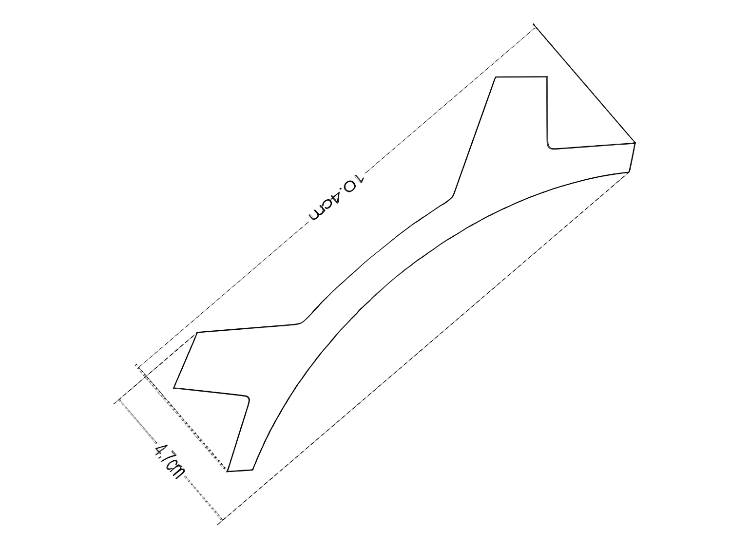 Lot de 3 corniches plafond en polystyrène L290 x l4.7 x  H10 cm blanc - IONITA