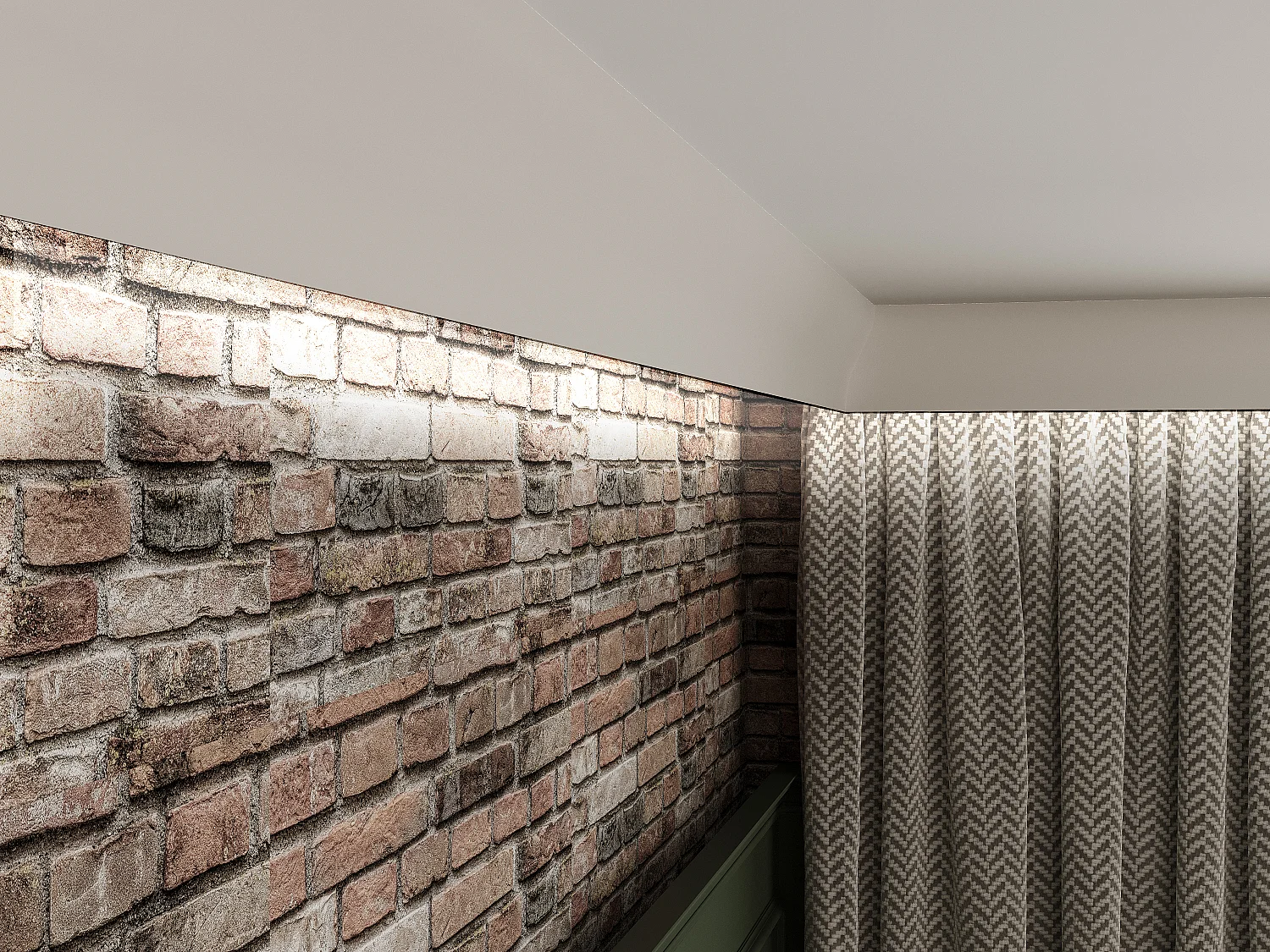 Cornicione per soffitto L290 x H12 cm in Polistirene Bianco - Lotto di 3 - ROMONA