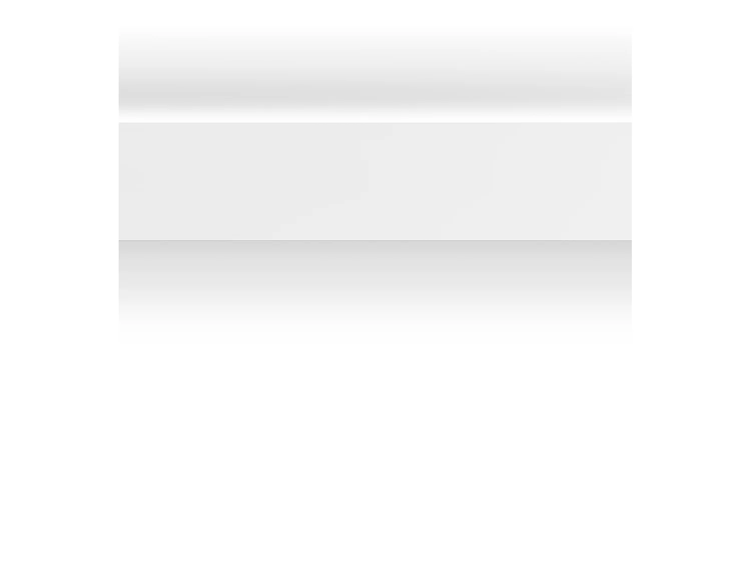 Juego de 3 cornisas para el techo de poliestireno Ancho 290 x Alt. 12 cm blanco - ROMONA