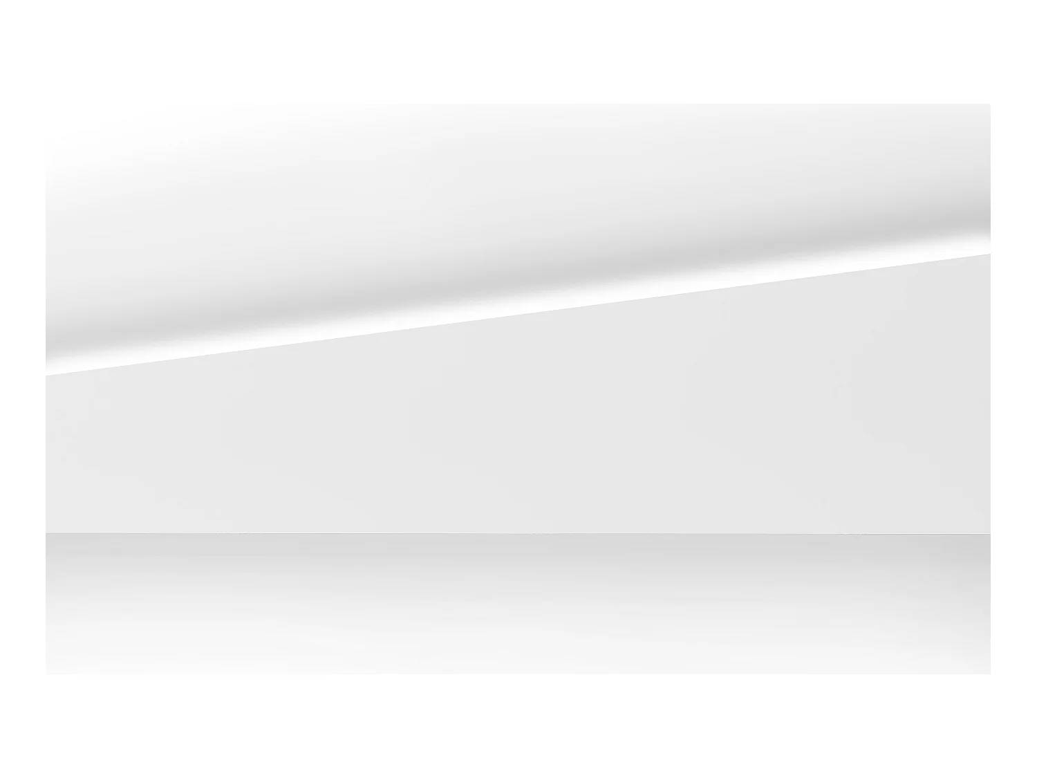 Juego de 3 cornisas para el techo de poliestireno Ancho 290 x Alt. 12 cm blanco - ROMONA