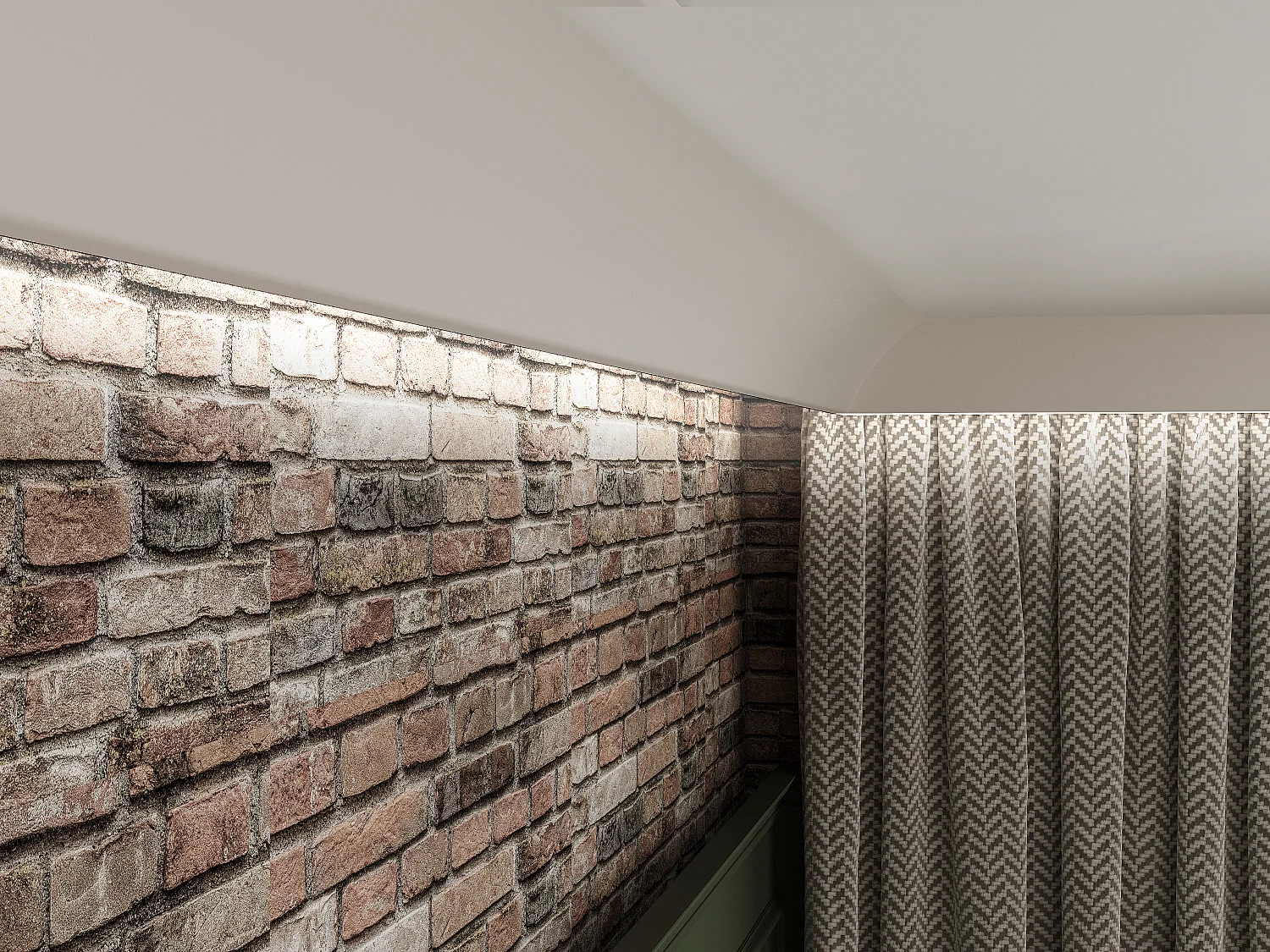 Cornicione per soffitto L290 x H10 cm in Polistirene Bianco - Lotto di 3 - CARINTIA