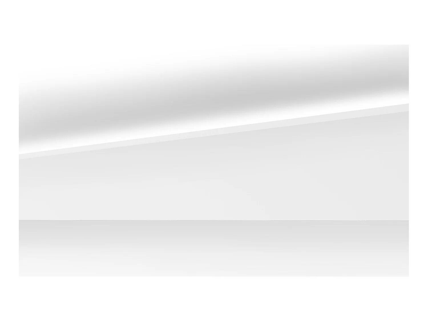 Juego de 3 cornisas para el techo de poliestireno Ancho 290 x Alt. 10 cm blanco - RANETIA