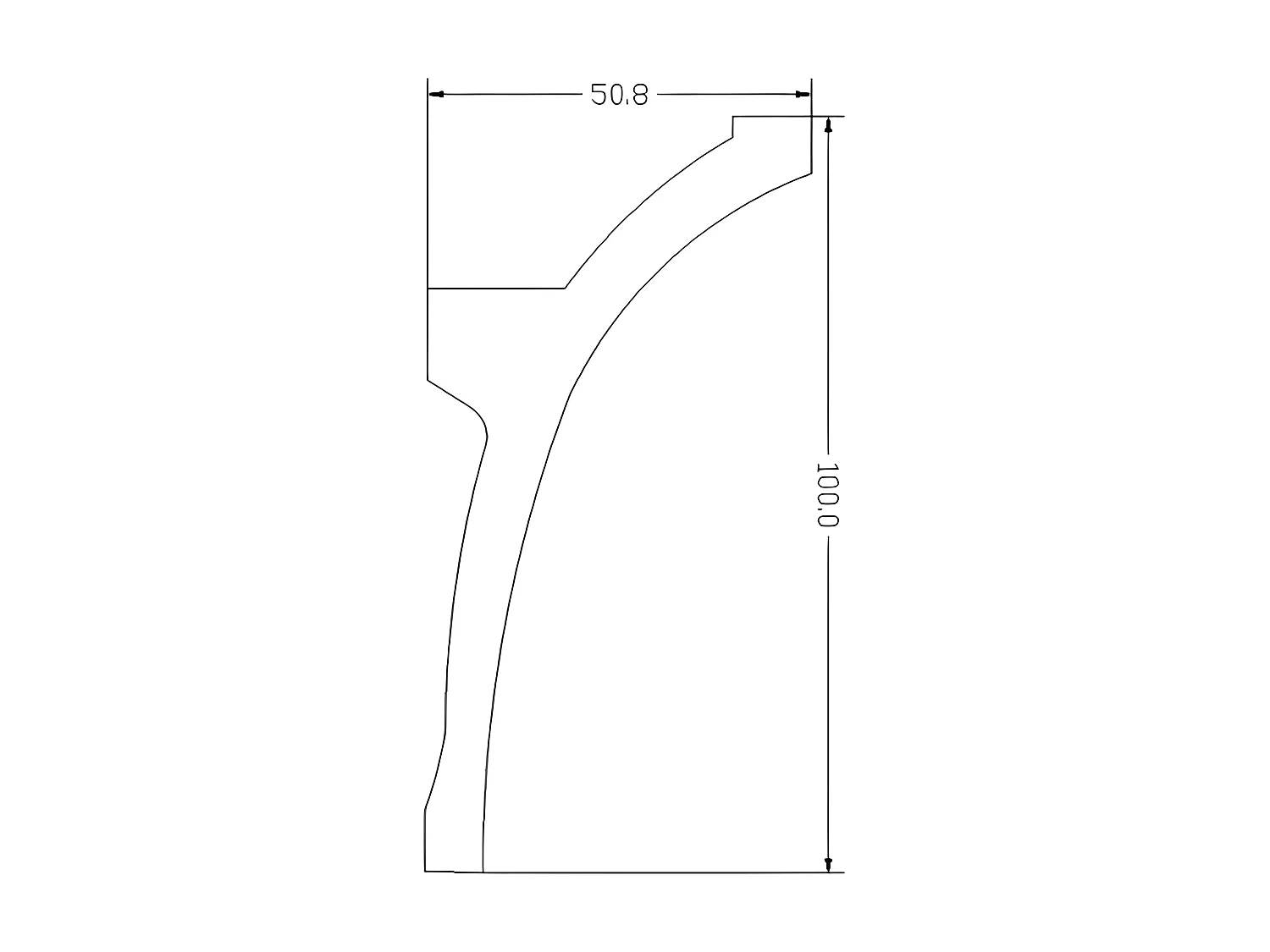 Juego de 3 cornisas para el techo de poliestireno Ancho 290 x Alt. 10 cm blanco - RANETIA
