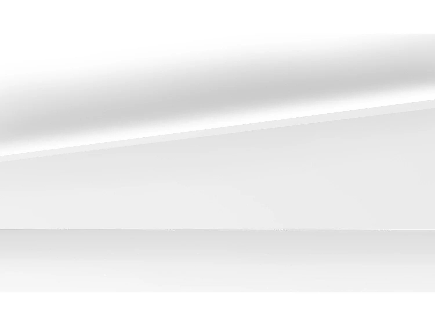 Lot de 3 corniches plafond en polystyrène L290 x l5.1 x H10 cm blanc - RANETIA