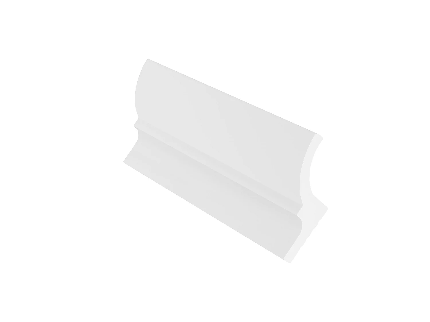 Set van 3 kroonlijsten voor plafond van polystyreen L290 x H7 cm wit - ANTECA