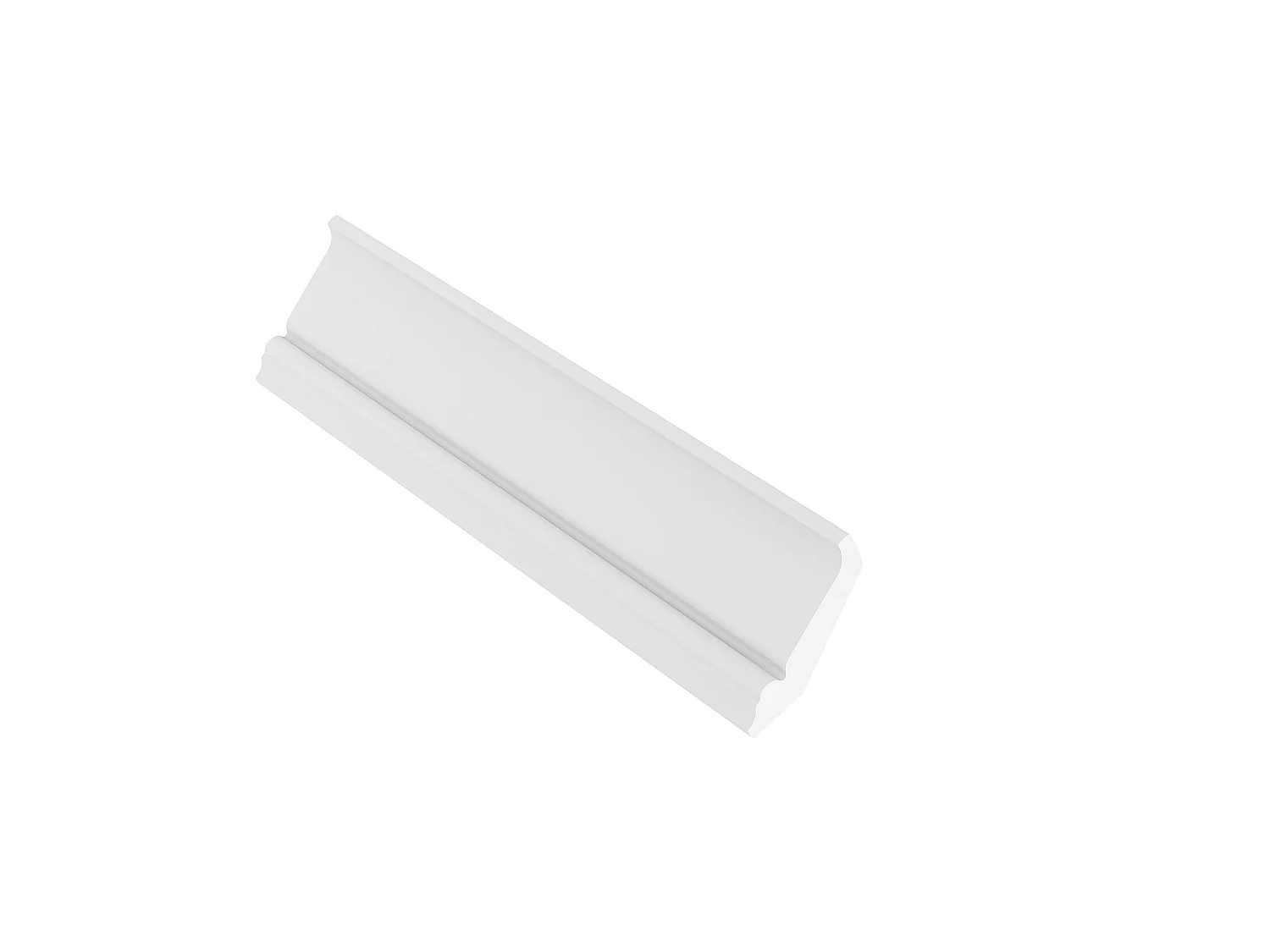Cornicione per soffitto L290 x H5 cm in Polistirene Bianco - Lotto di 3 - ETIRIA