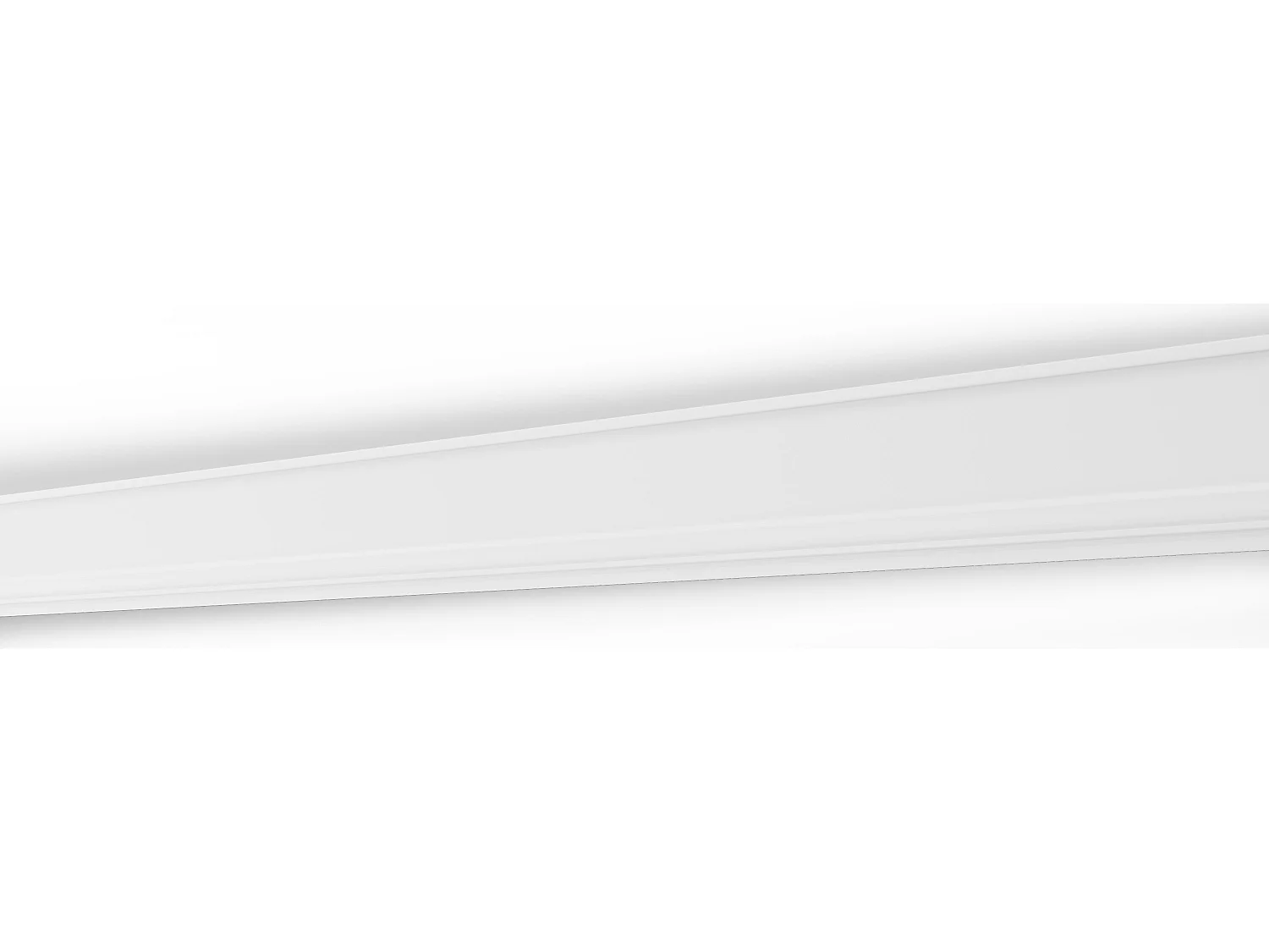 Cornicione per soffitto L290 x H5 cm in Polistirene Bianco - Lotto di 3 - ETIRIA