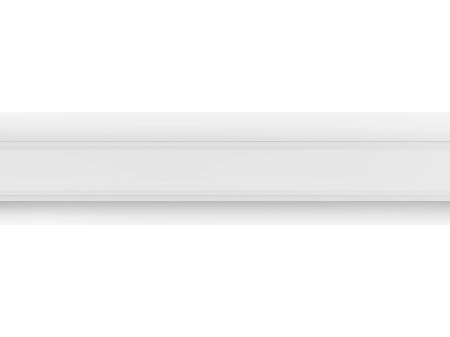 Cornicione per soffitto L290 x H5 cm in Polistirene Bianco - Lotto di 3 - ETIRIA