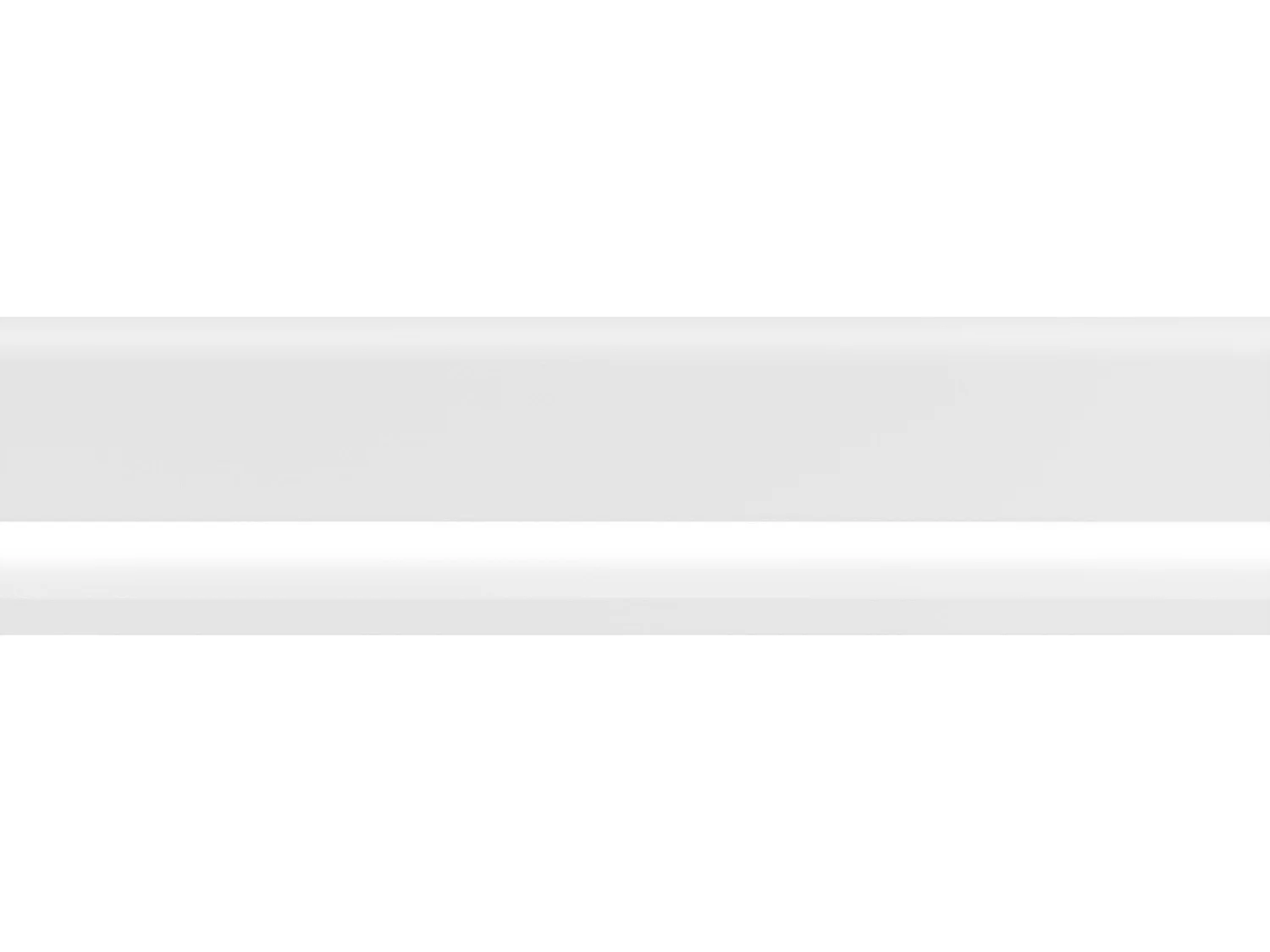 Battiscopa L290 x H10 cm in Polistirene Bianco - Lotto di 3 - COREO