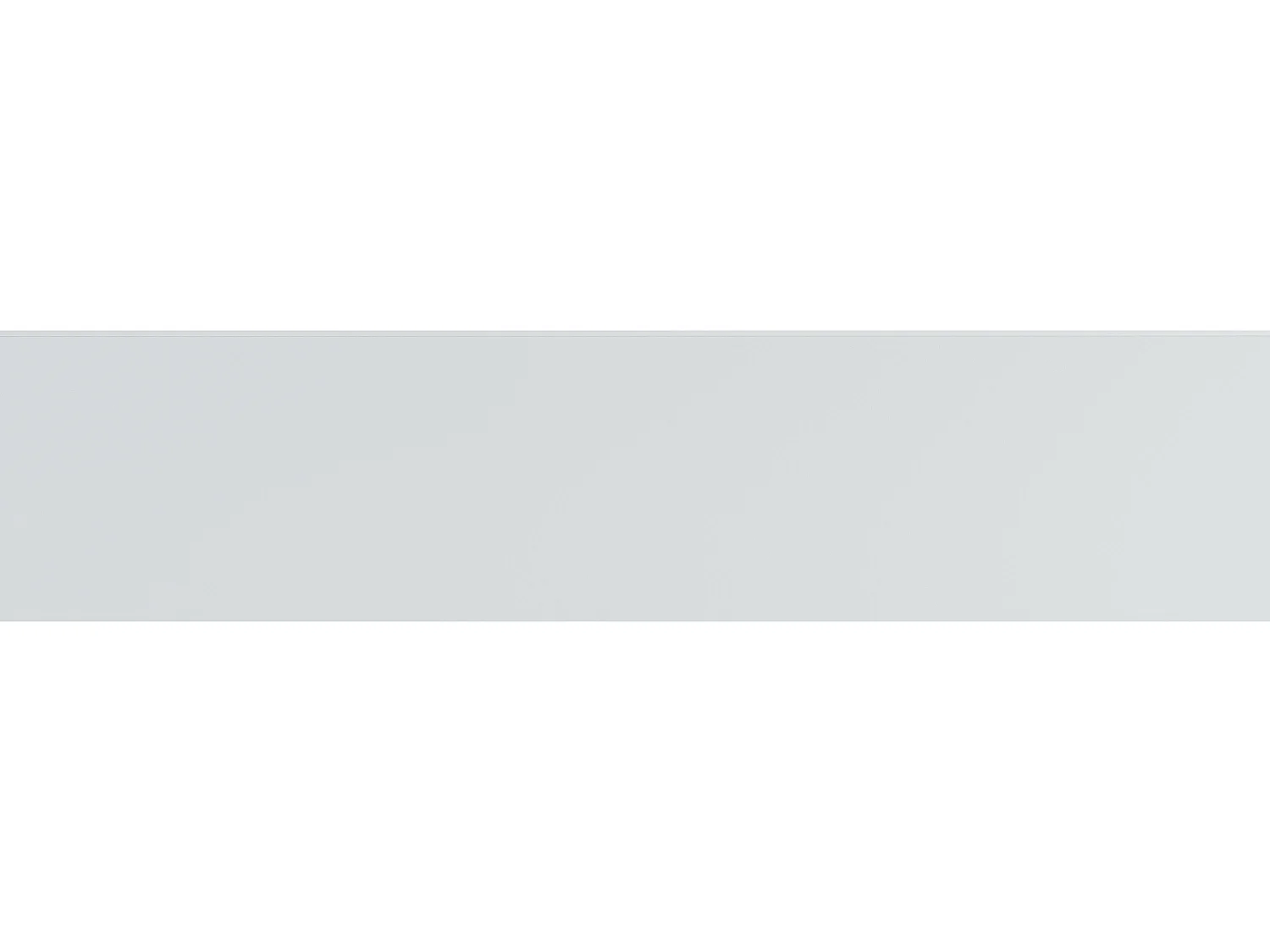 Lot de 3 plinthes en polystyrène L290 x l2 x H5 cm blanc - ARDEO