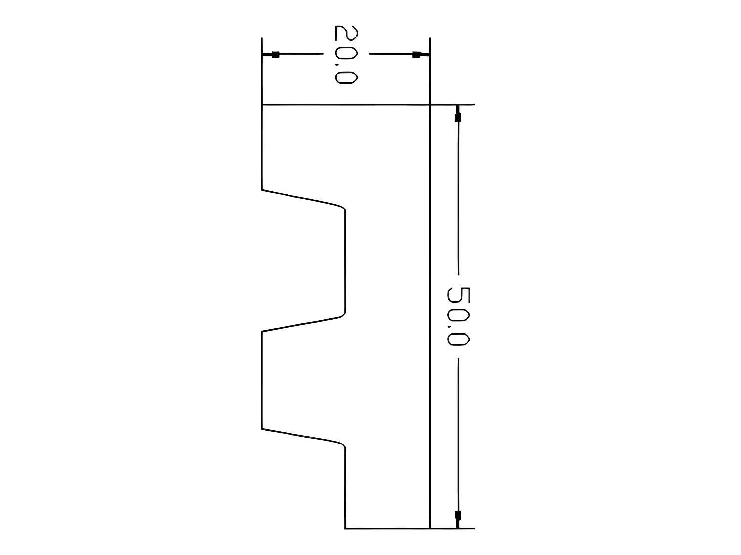 Sockelleiste 3er-Set - 290 x 5 cm - Polystyrol - weiß - ARDEO