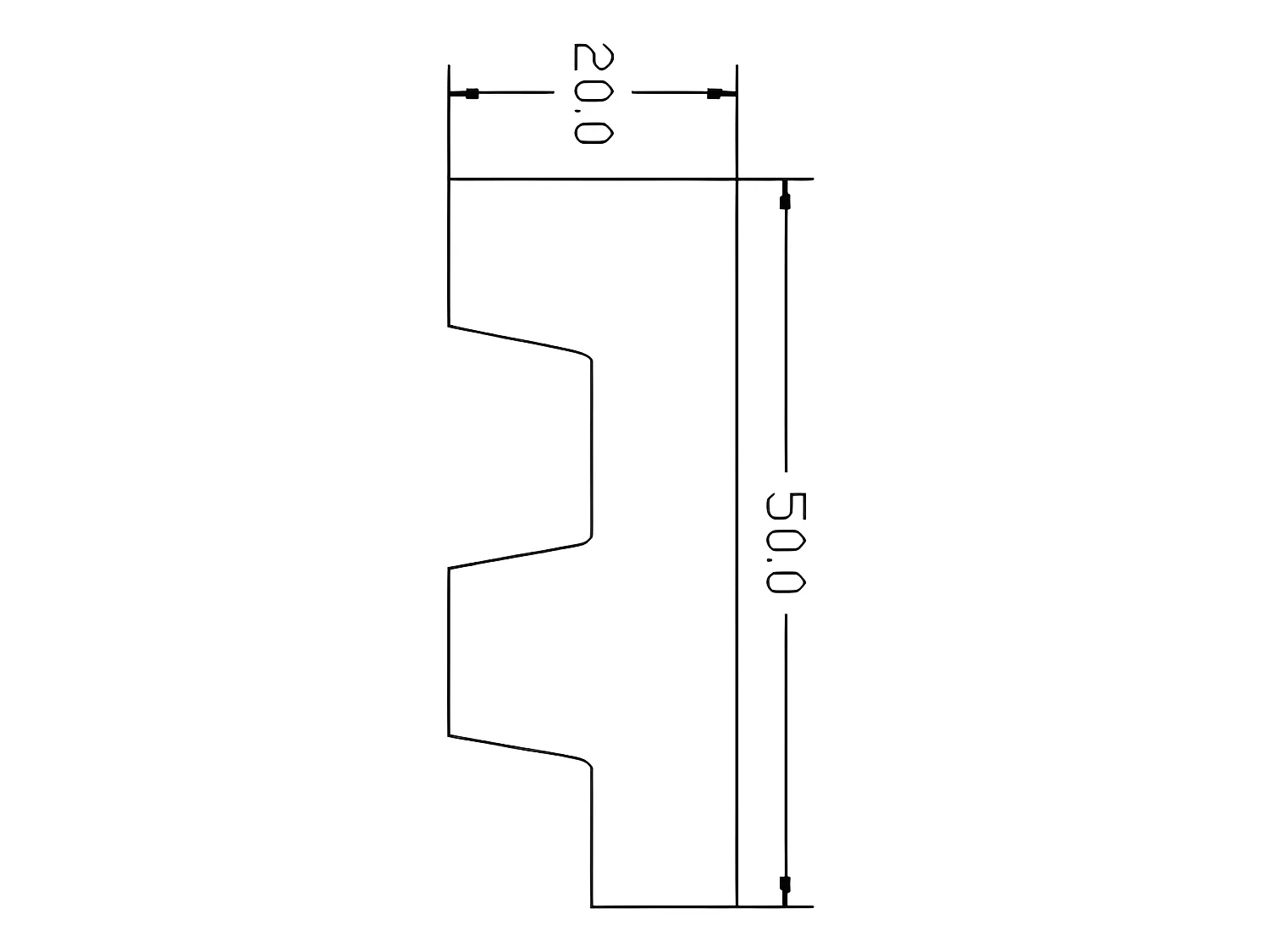 Conjunto de 3 rodapés em polistireno C290 x A5 cm branco - ARDEO