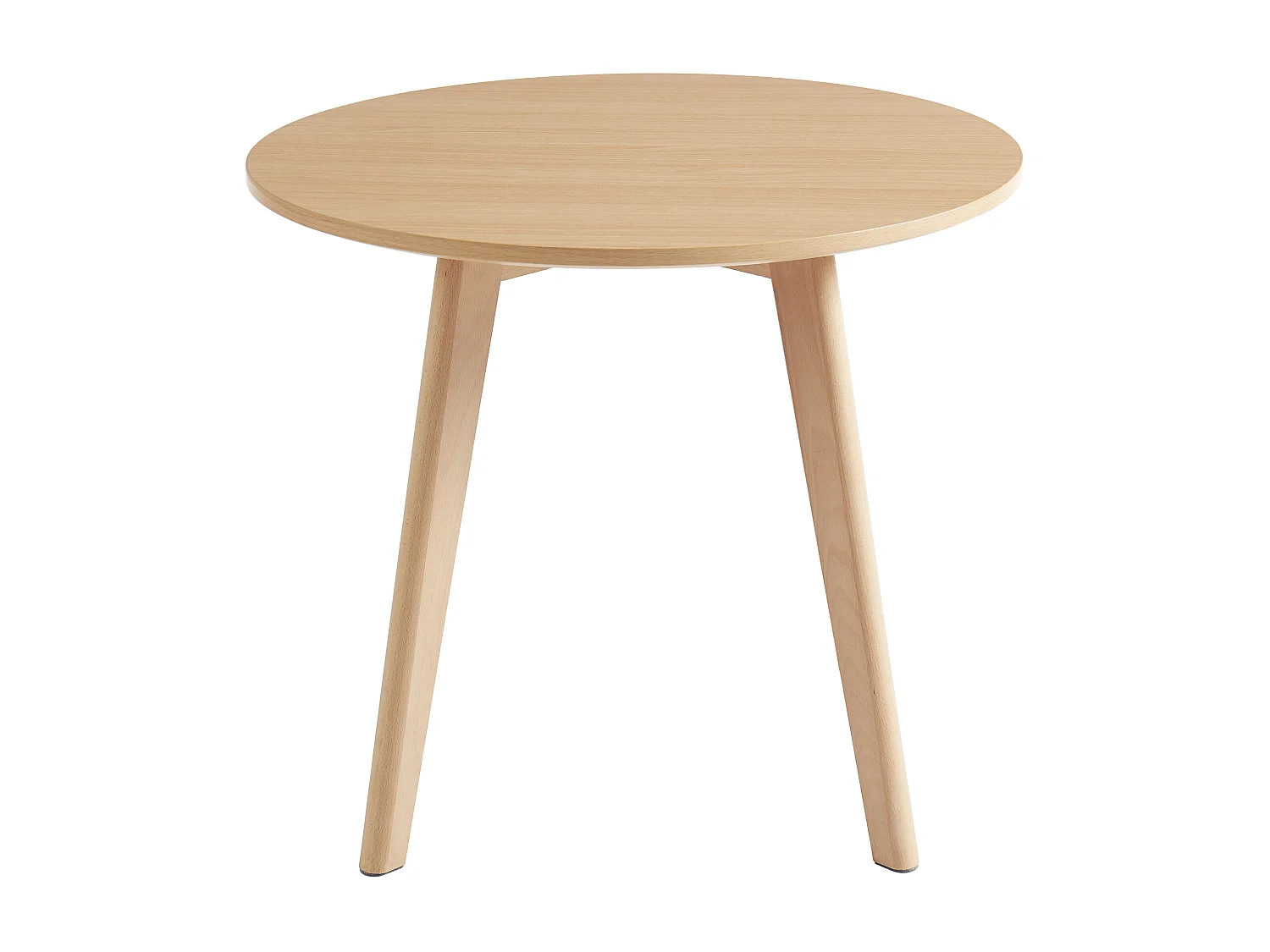 Stolik dziecięcy z MDF i dębu – naturalny – LOULOUNE