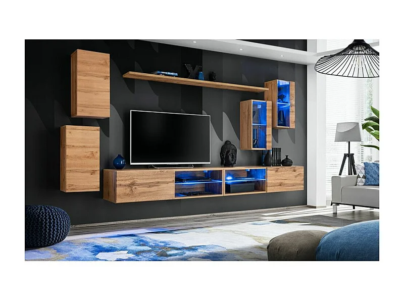 Ensemble Meuble TV "Switch XXV" 280cm Naturel