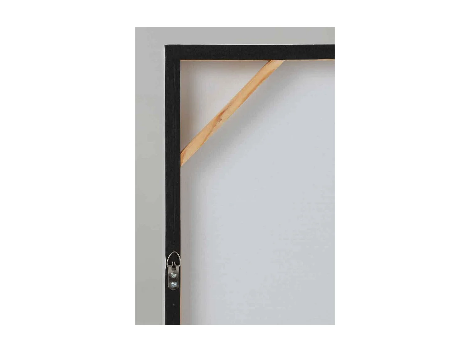 Toile Peinture "Carrée" 90x90cm Noir & Or