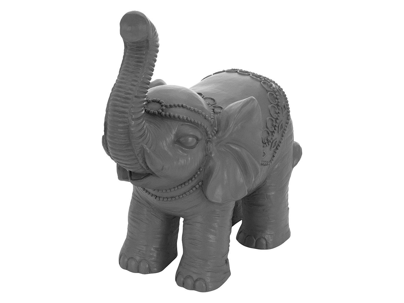 Statuetta decorativa in ferro a forma di bambini marrone Damaro