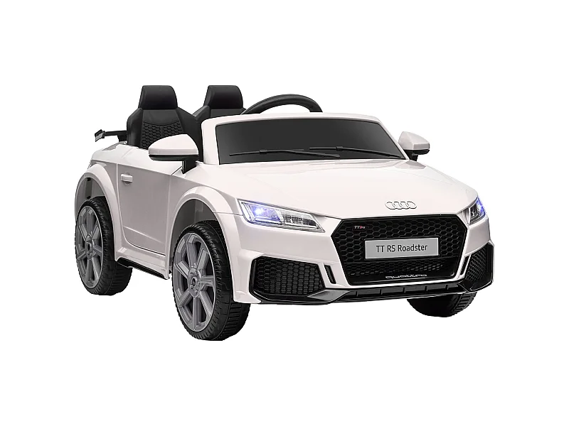 Coche eléctrico infantil blanco 102x60x44 cm HOMCOM