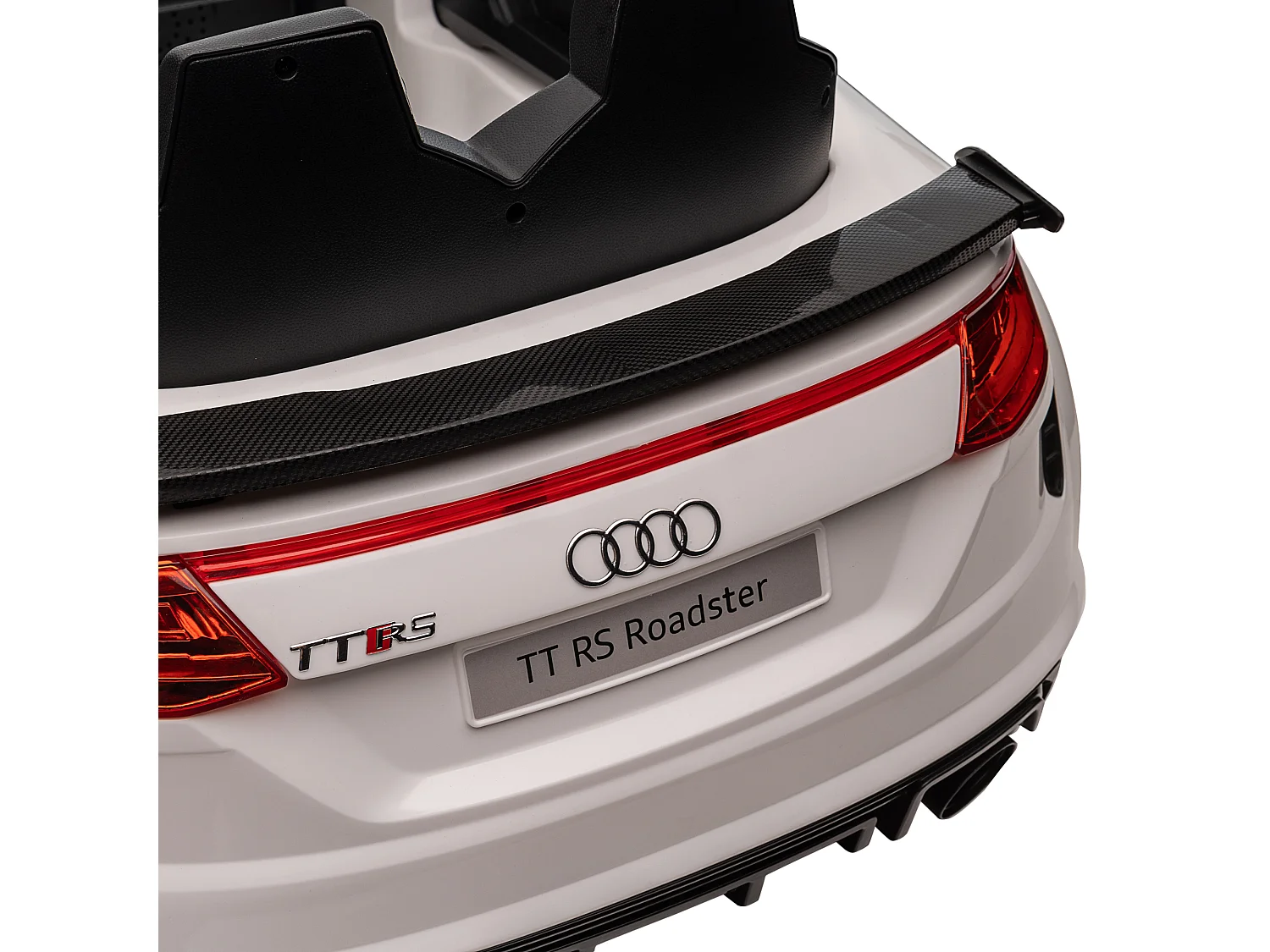 Coche eléctrico infantil blanco 102x60x44 cm HOMCOM