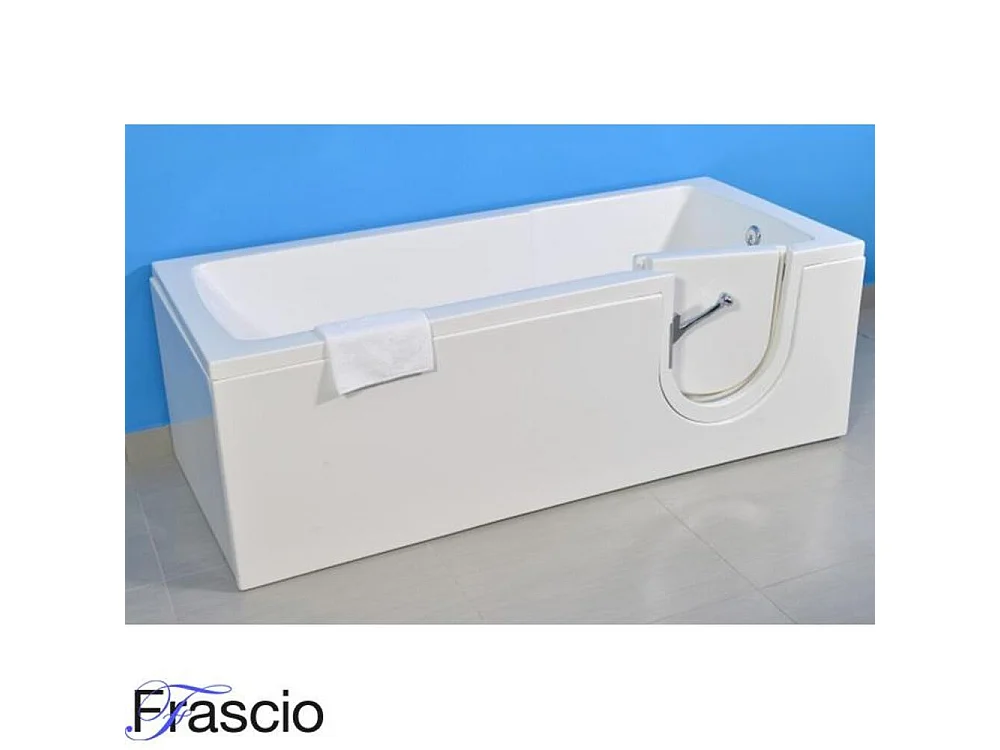 Bañera Con Puerta y Asiento Modelo 17 Medidas 170x70 cm Versión Izquierda