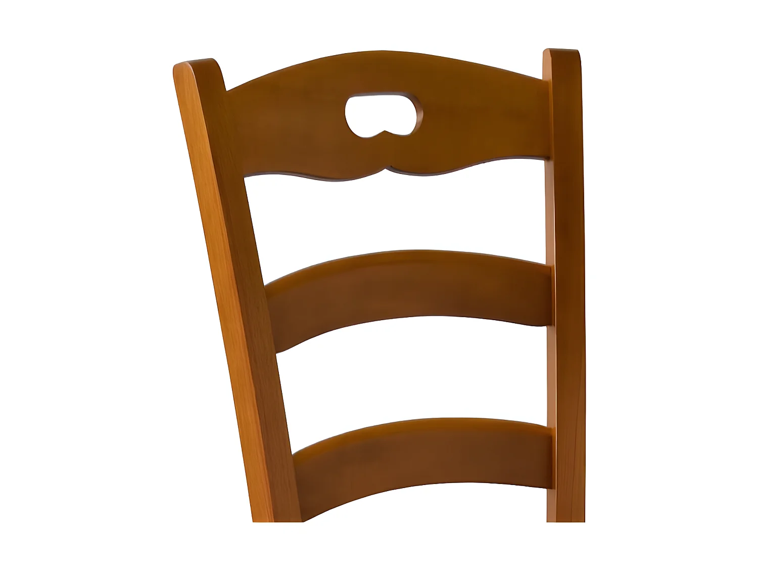 Lot de 2 chaises rustiques Chêne/Paille n°1 - PISA - L 45.5 x l 42.5 x H 88 cm