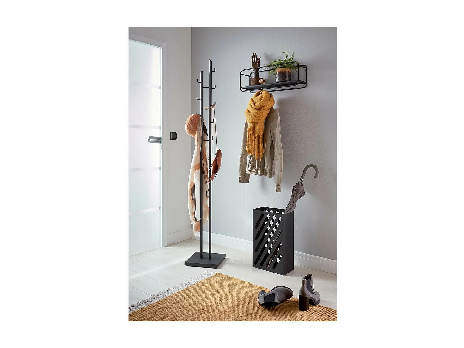 Étagère Murale Design "Victoire" 60cm Noir