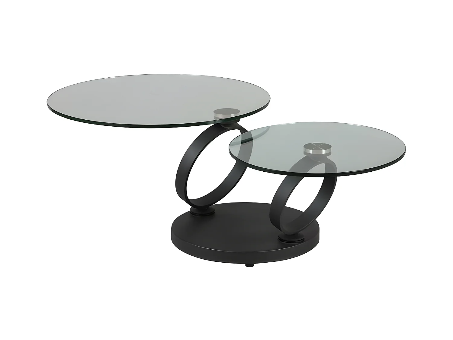 Table basse articulée Métal/Verre - ROVE