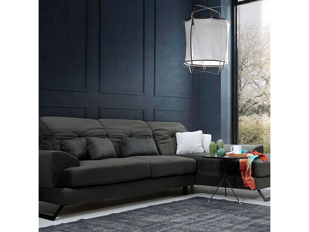 Sofá rinconero Altadena 322, Gris, 308x190x92cm