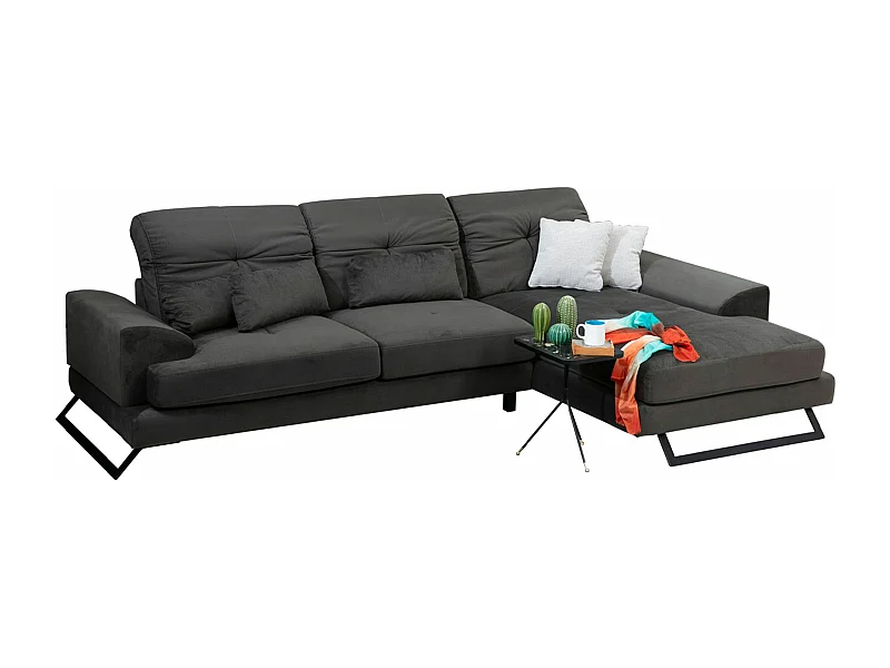 Sofá rinconero Altadena 322, Gris, 308x190x92cm