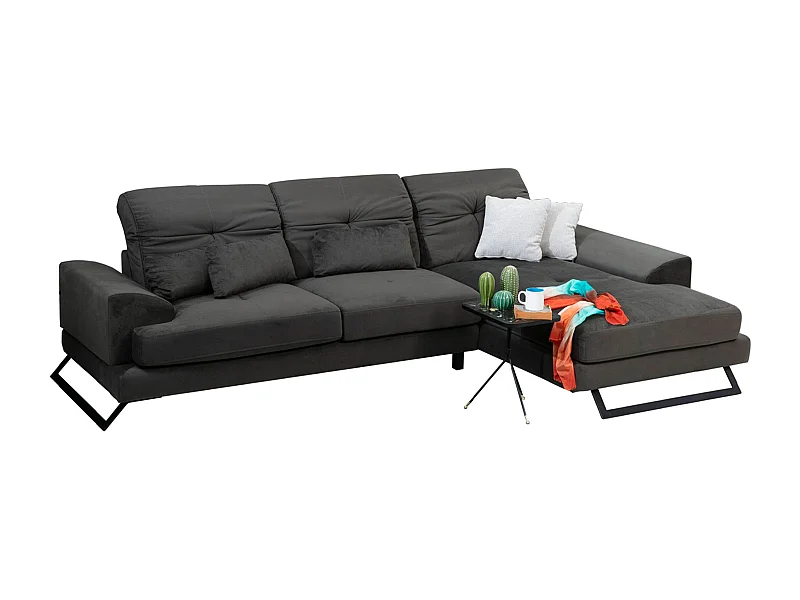 Sofá rinconero Altadena 322, Gris, 308x190x92cm