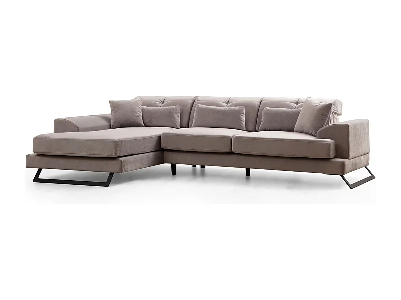 Sofá rinconero Altadena 322, Gris, 308x190x92cm