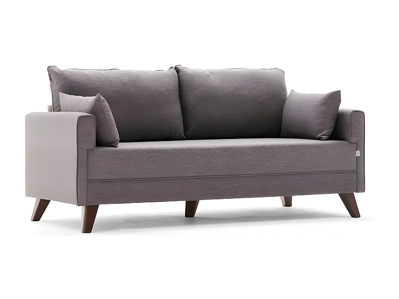 Sofá Altadena B102, Marrón, 177x81x85cm, Tapiz, Patas: Plástico