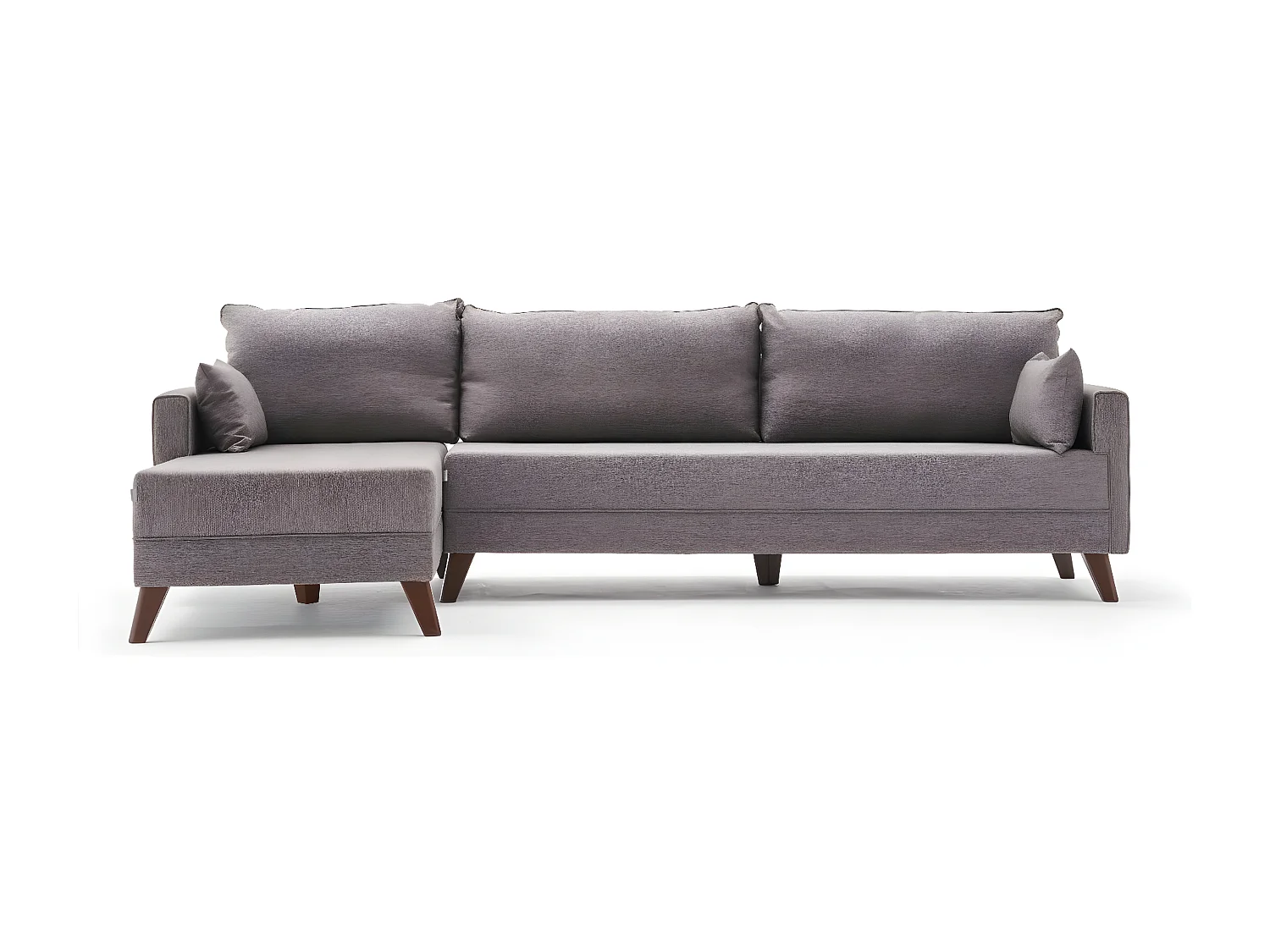 Sofá rinconero Altadena B104, Marrón, 275x165x85cm