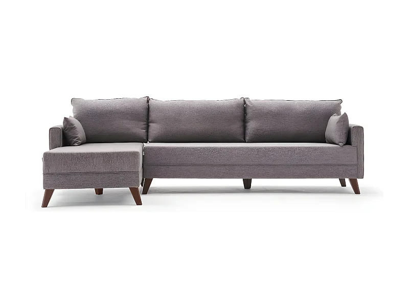 Sofá rinconero Altadena B104, Marrón, 275x165x85cm