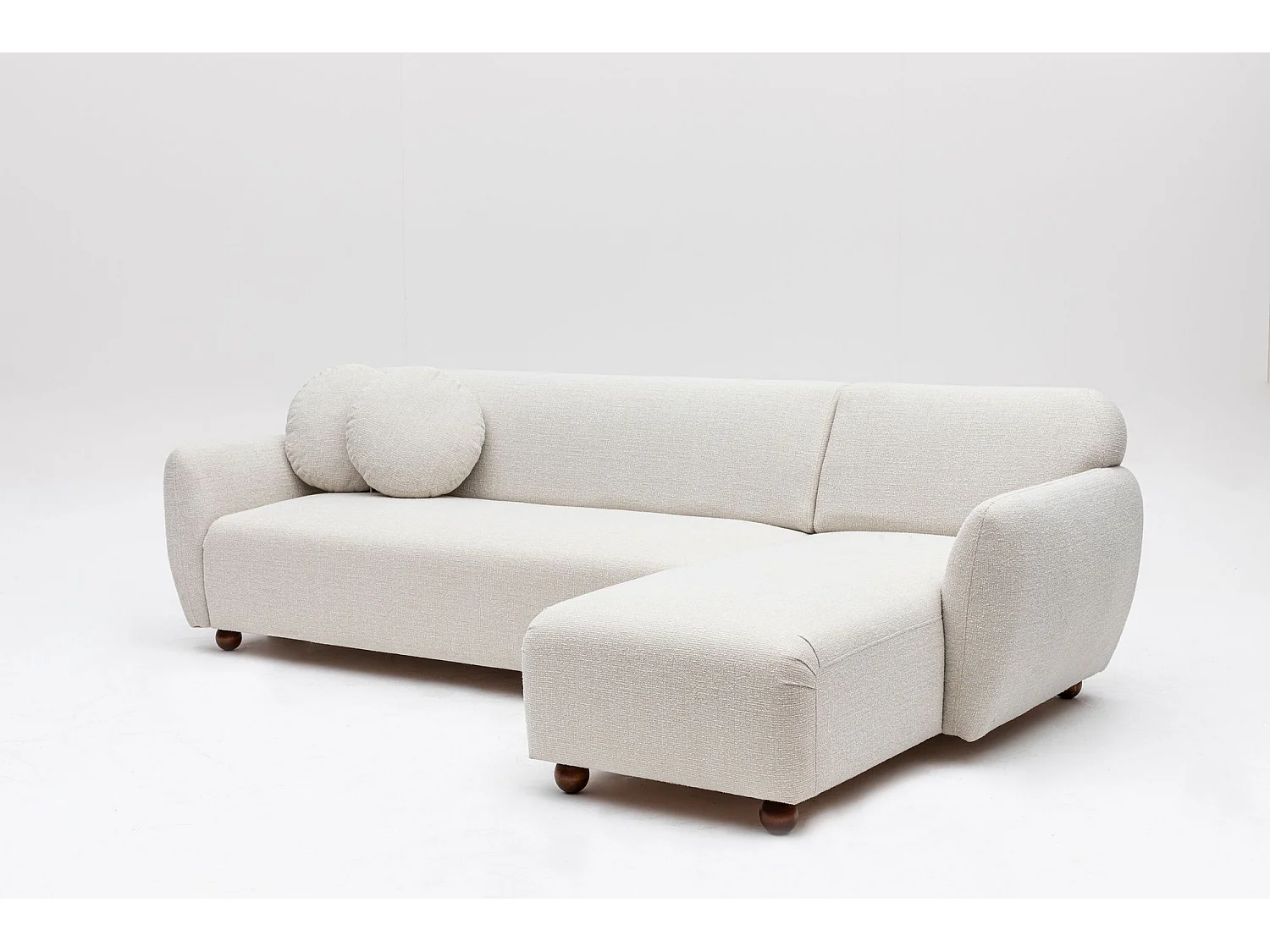 Sofá rinconero Altadena 189, Blanco, 273x162x86cm