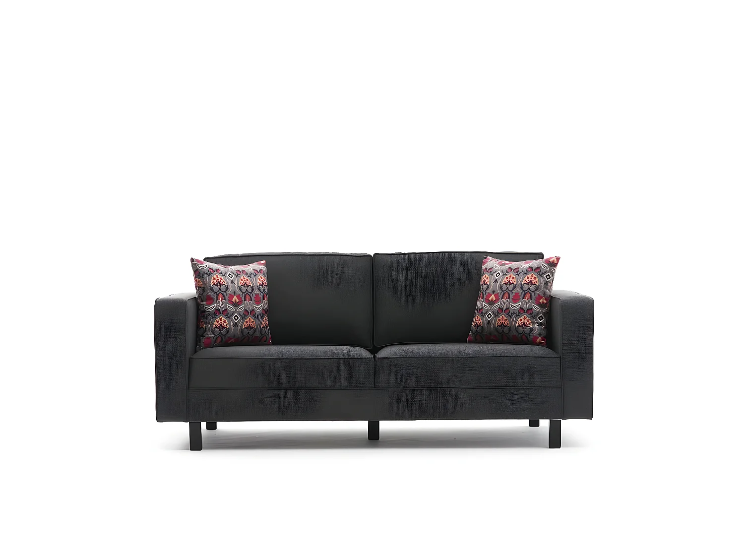 Sofá Altadena 392, Gris, 180x91x83cm, Tapiz, Patas: Madera