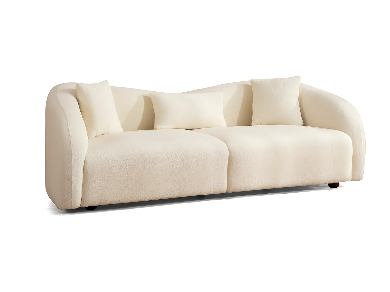 Sofá Altadena 118, 236x91x76cm, Tapiz, Patas: Madera