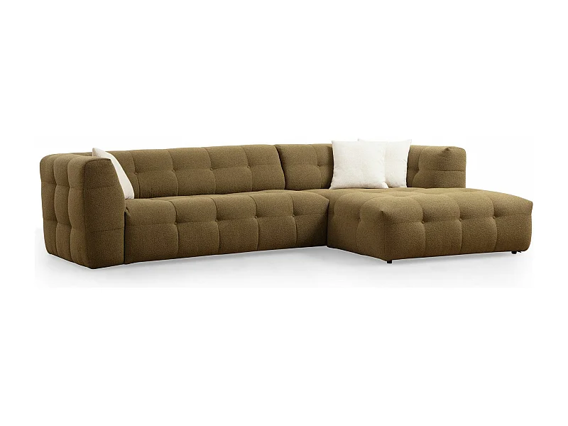 Sofá rinconero Altadena 406, Verde, 300x150x72cm