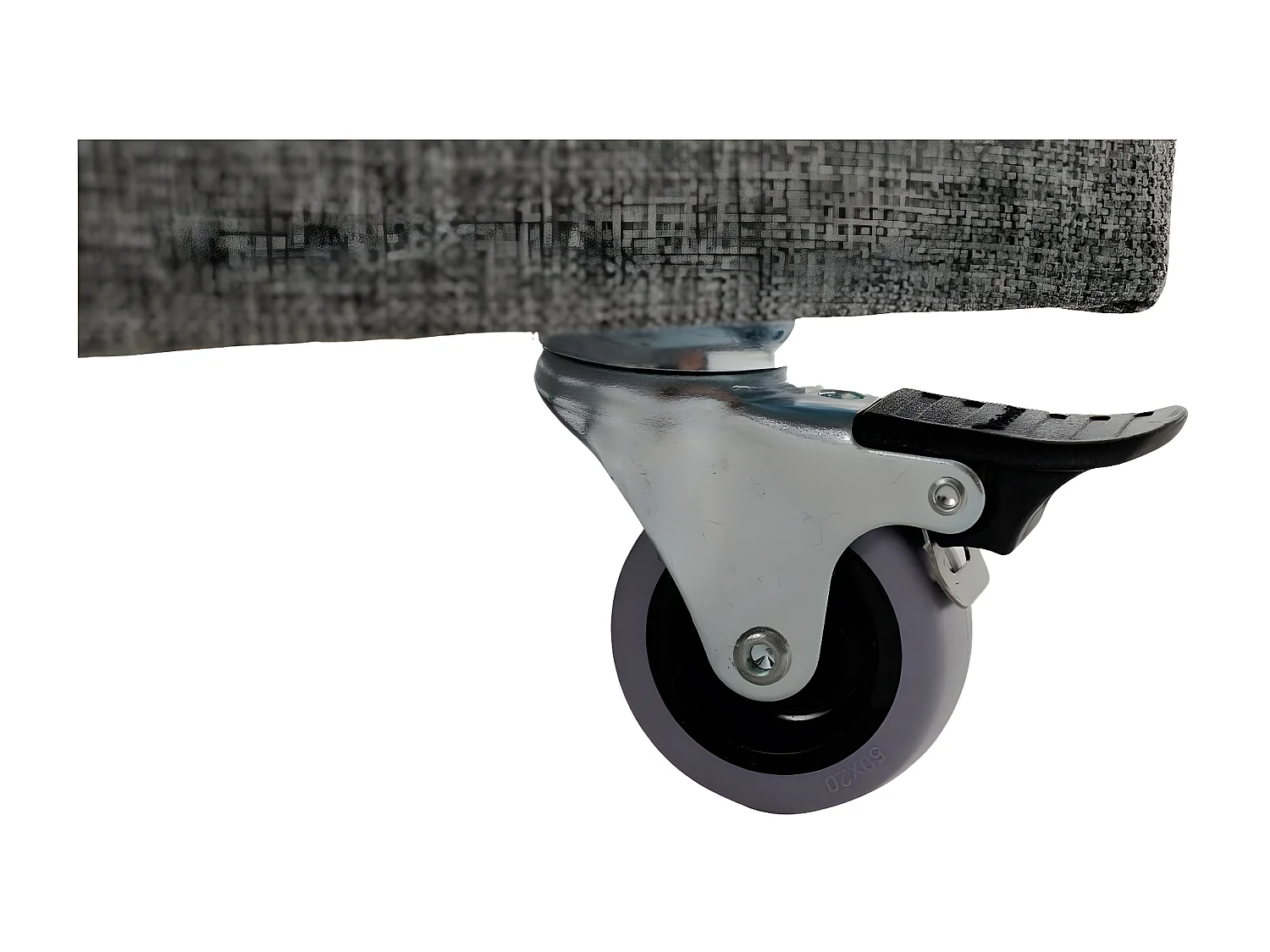 Canapé d'angle à droite modulable Gialos Tissu Gris