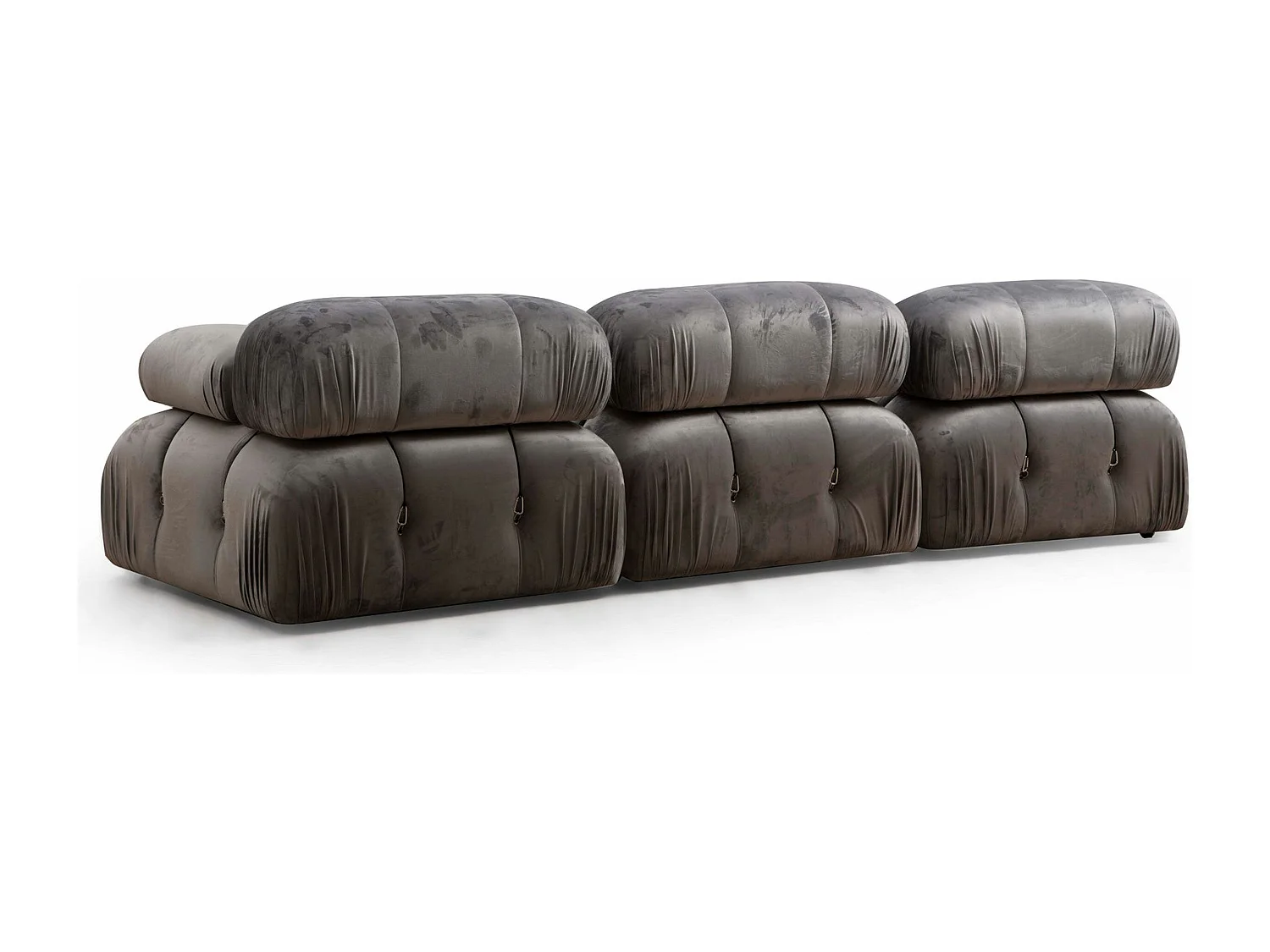 Sofá rinconero modular Altadena A100, Gris, 288x190x75cm