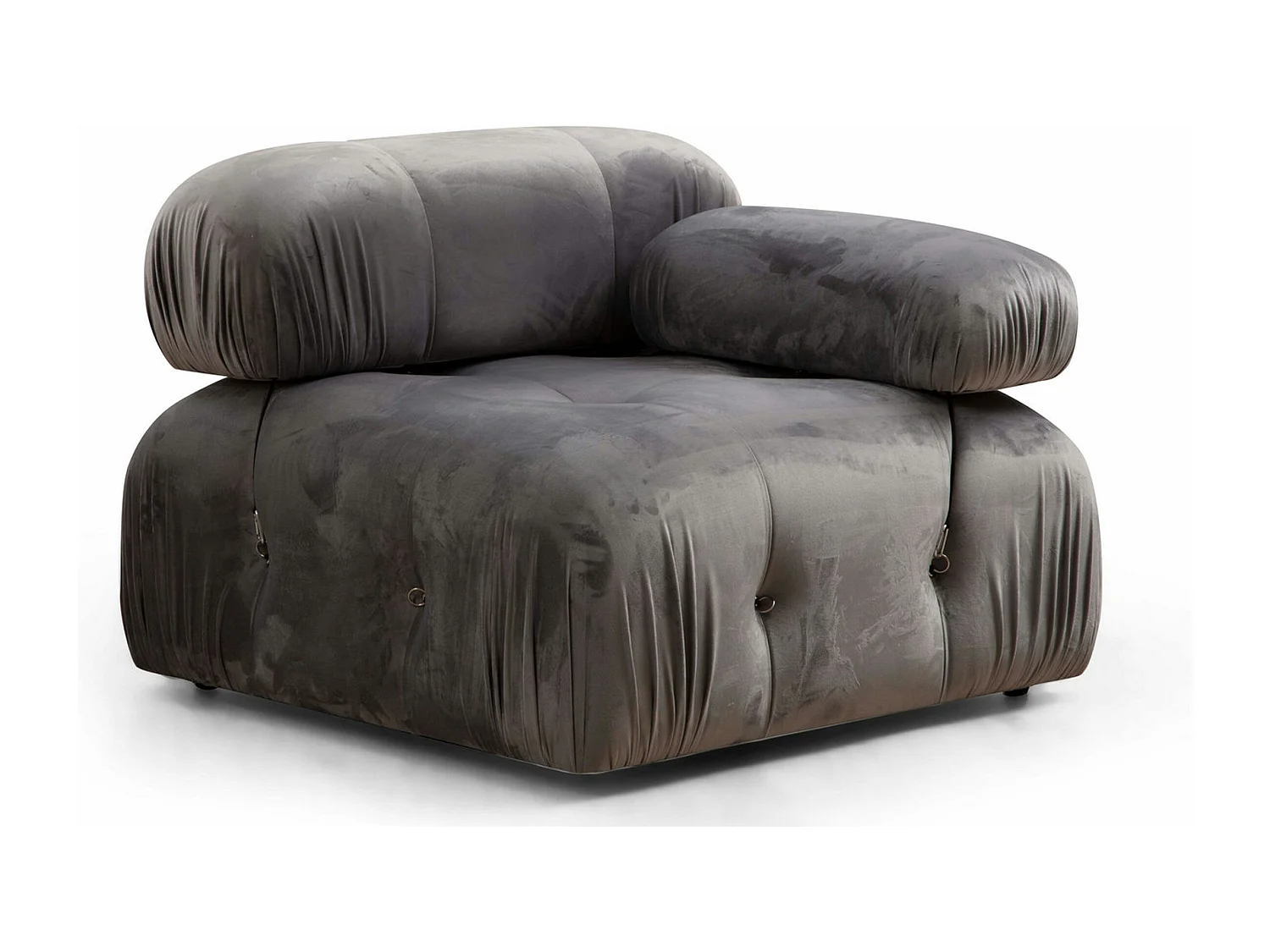 Sofá rinconero modular Altadena A100, Gris, 288x190x75cm