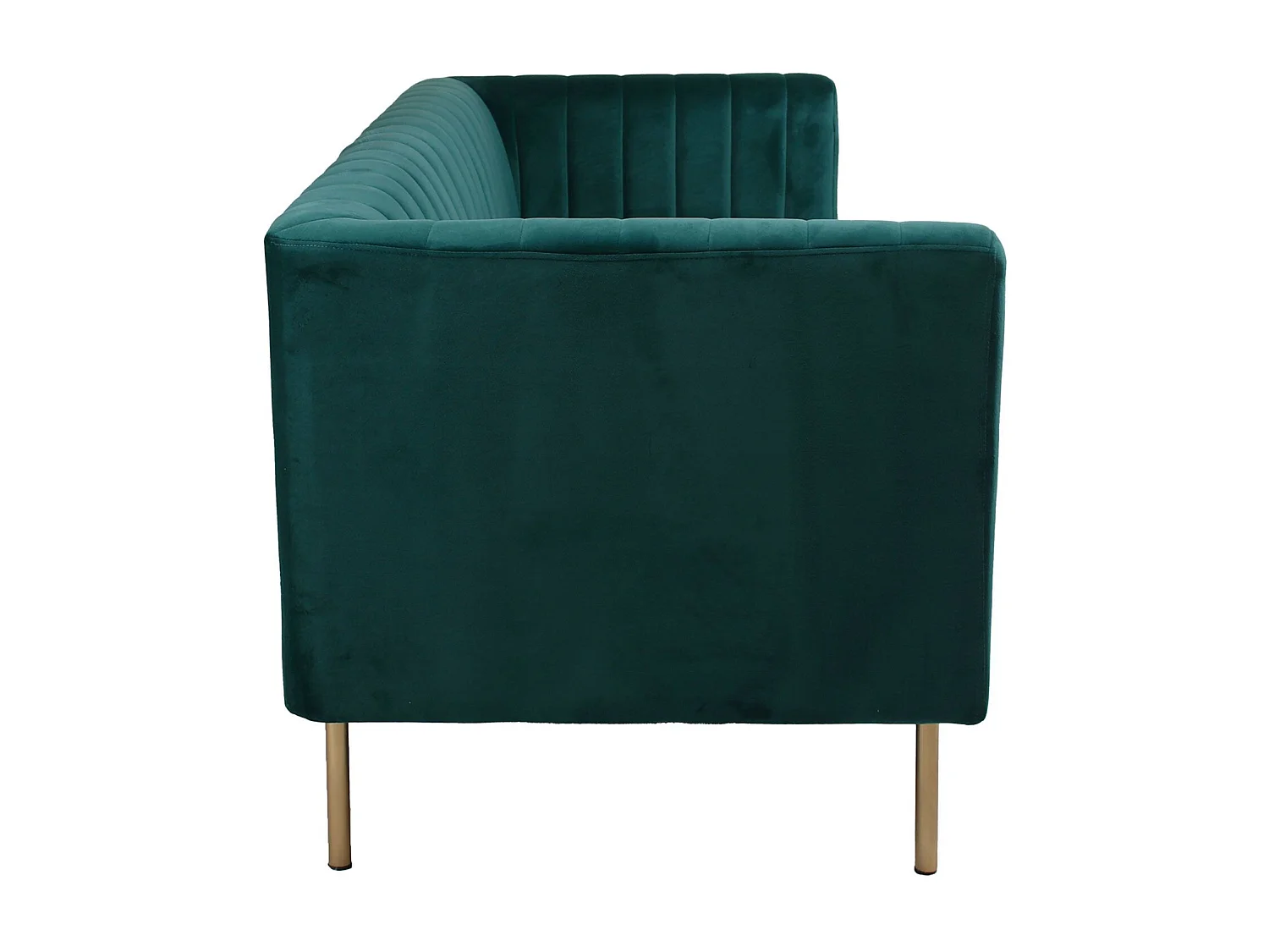 Moderne 3-Sitzer Sofa aus Grünen Samt Sacramento Stilvoll und Elegant