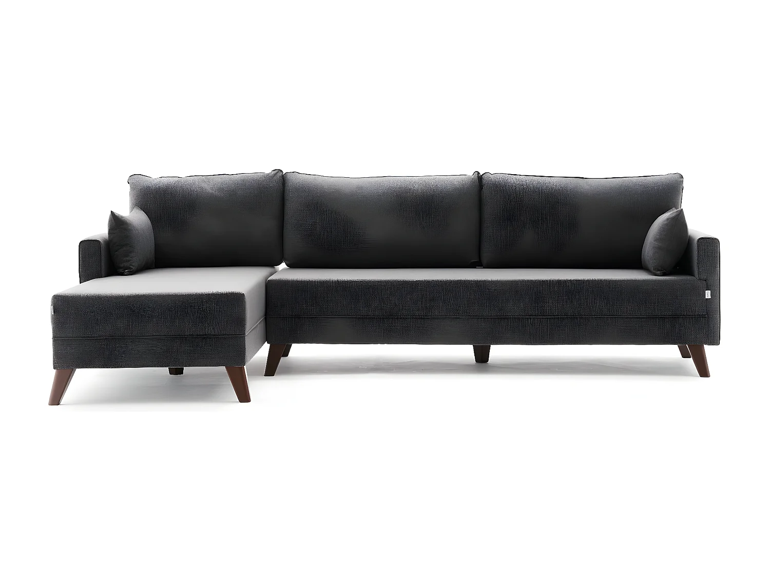 Sofá rinconero Altadena B104, Gris, 275x165x85cm