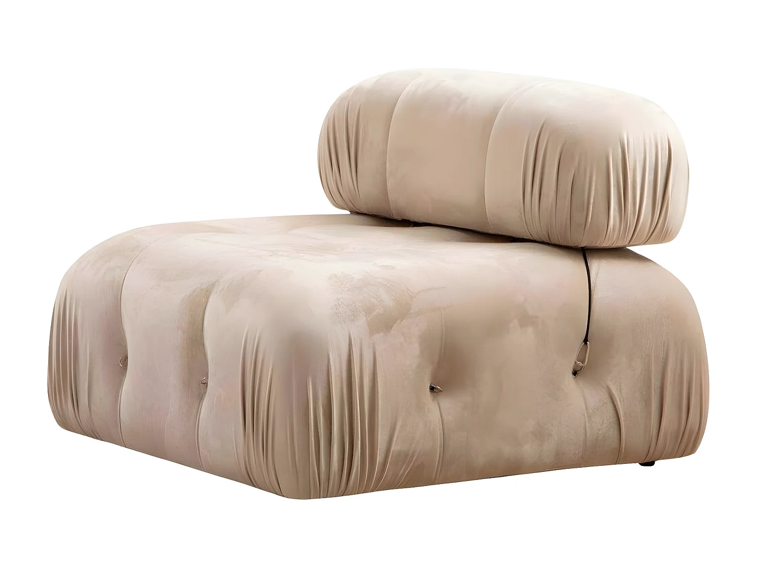 Sofá rinconero modular Altadena A100, De color marrón claro, 288x190x75cm