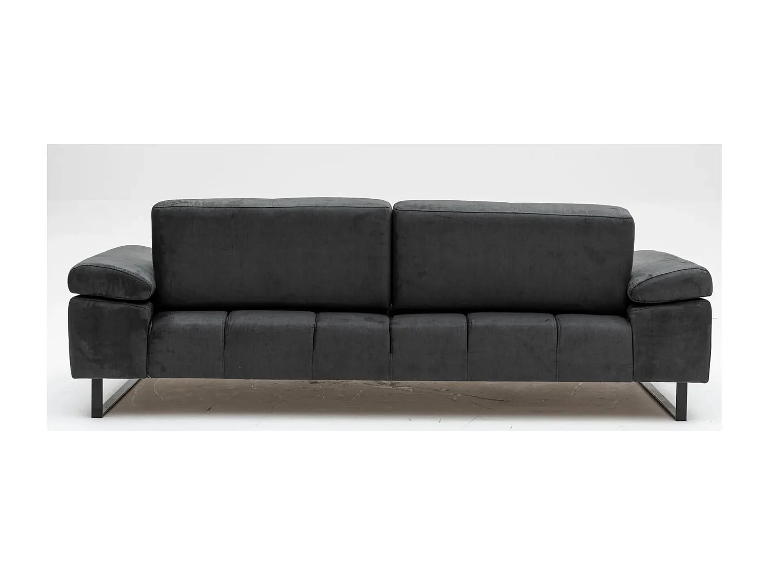 Canapé 3 places Celis Tissu Anthracite