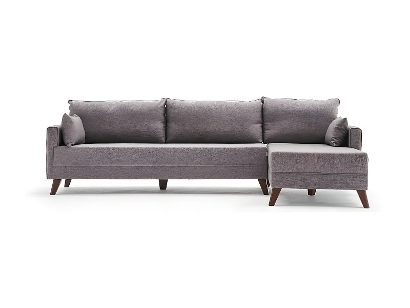 Sofá rinconero Altadena B104, Marrón, 275x165x85cm